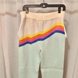 Vintage Style Knit Retro Joggers